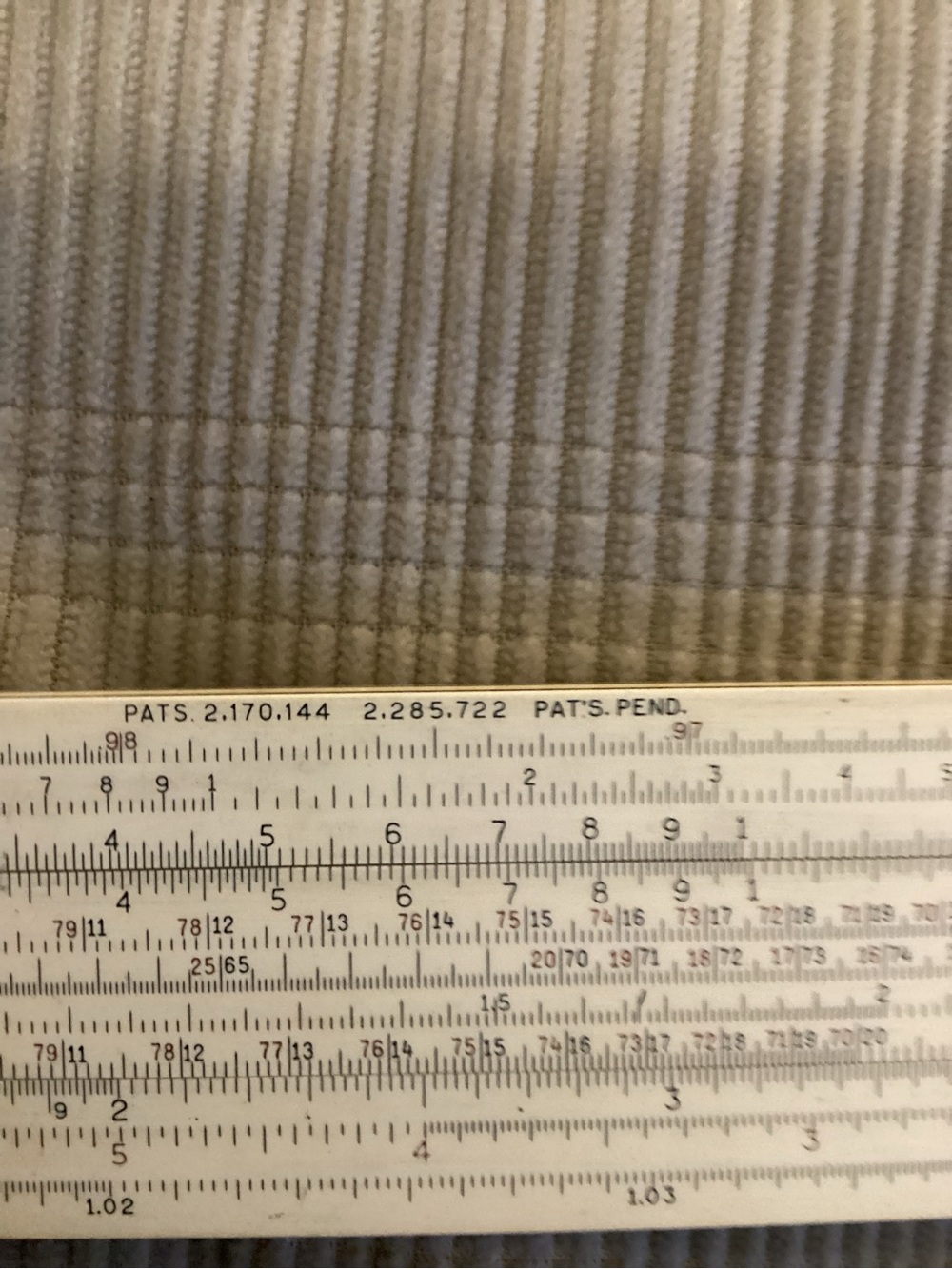 Vintage Dietzgen Engineering Slide Rule with Original Leather Case – Made in USA - Picture 15 of 16